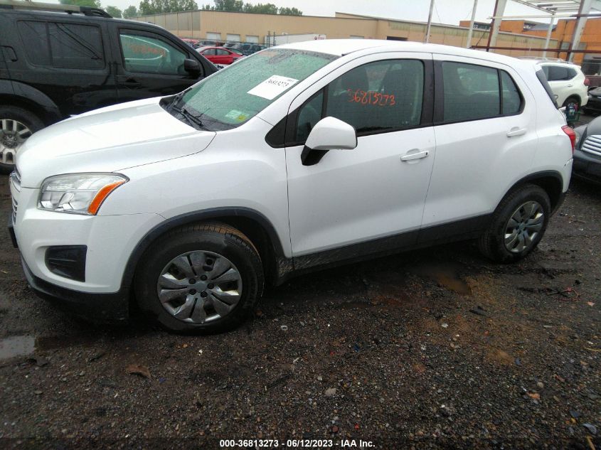 2016 CHEVROLET TRAX LS - KL7CJKSB1GB539856