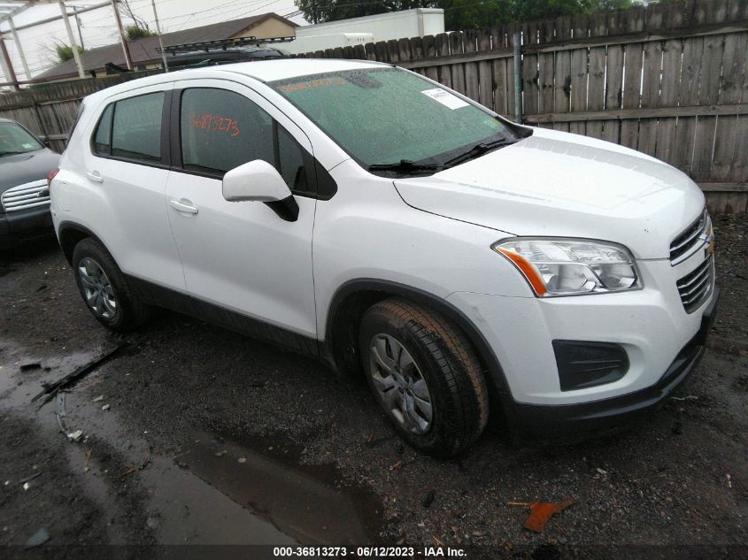 2016 CHEVROLET TRAX LS - KL7CJKSB1GB539856