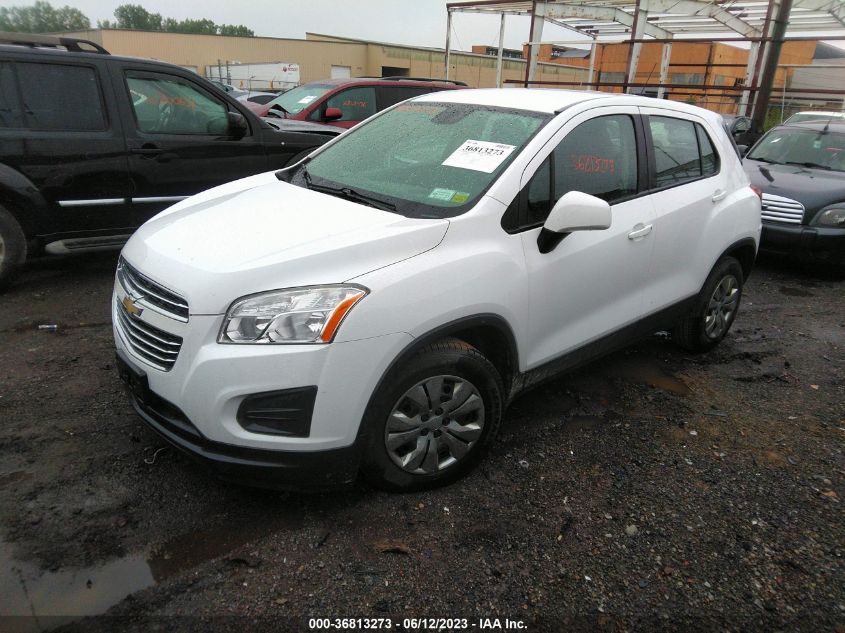 2016 CHEVROLET TRAX LS - KL7CJKSB1GB539856