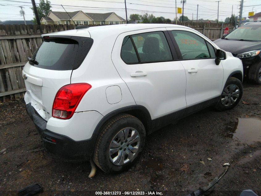 2016 CHEVROLET TRAX LS - KL7CJKSB1GB539856