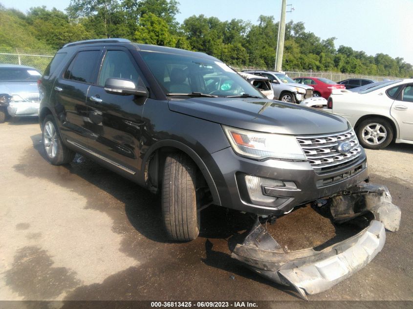 2016 FORD EXPLORER LIMITED - 1FM5K7F86GGC08936
