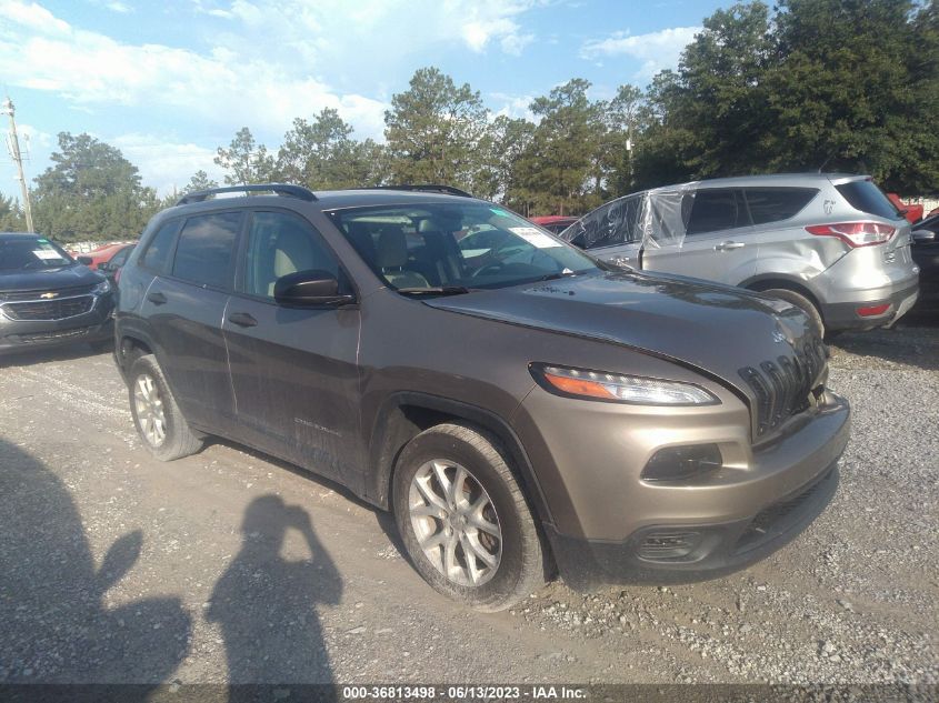 2016 JEEP CHEROKEE SPORT - 1C4PJLAB3GW275379