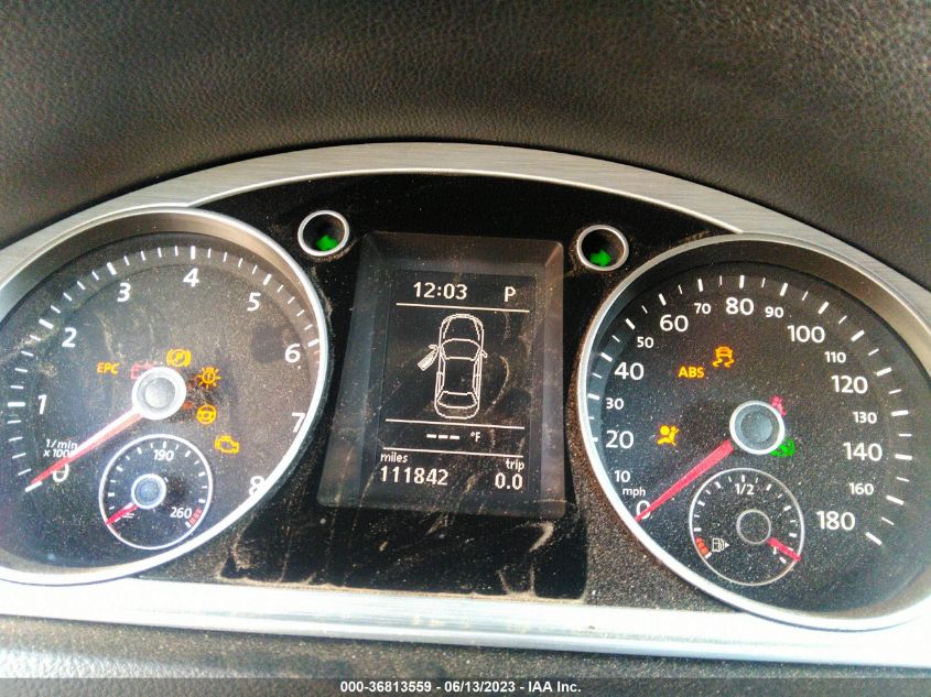 2013 VOLKSWAGEN CC SPORT PLUS - WVWBP7AN2DE506509