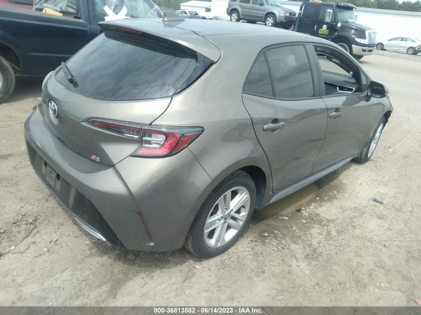 2019 TOYOTA COROLLA HATCHBACK SE/XSE JTNK4RBE4K3060127