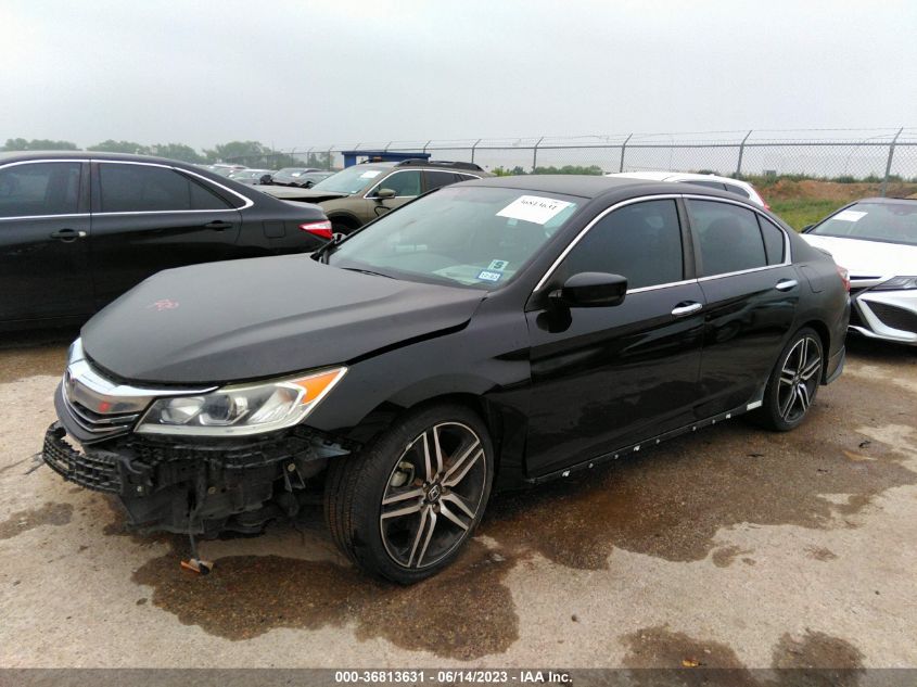 2017 HONDA ACCORD SEDAN SPORT - 1HGCR2F59HA083744