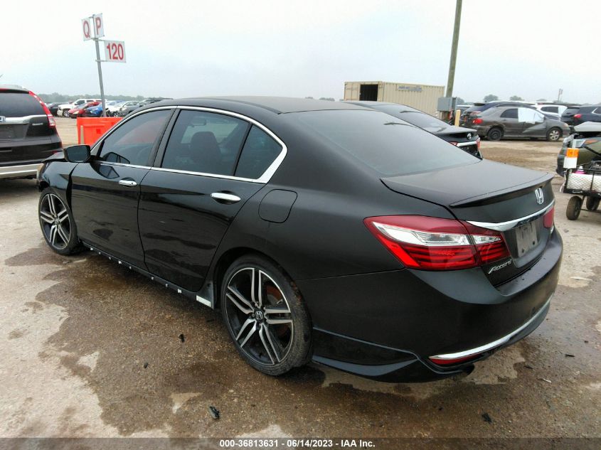 2017 HONDA ACCORD SEDAN SPORT - 1HGCR2F59HA083744