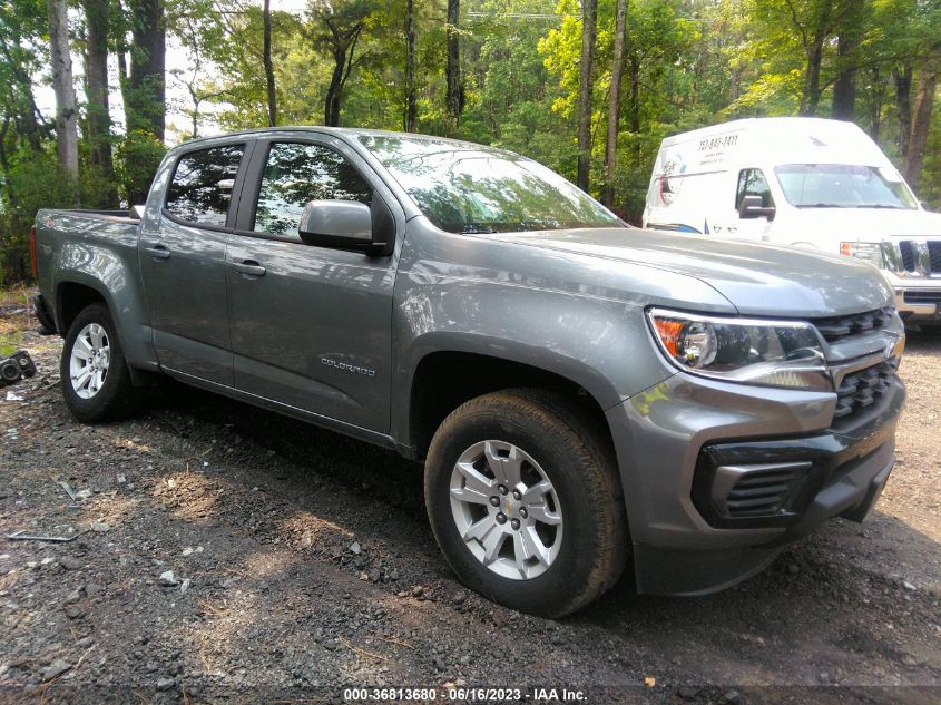 2021 CHEVROLET COLORADO 4WD LT - 1GCGTCEN4M1286298