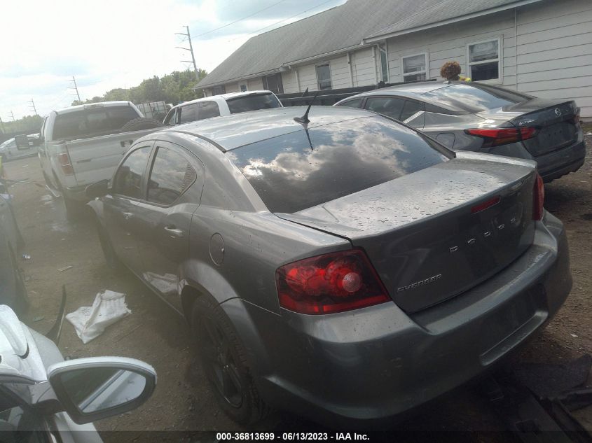 2013 DODGE AVENGER SE - 1C3CDZAB8DN649113
