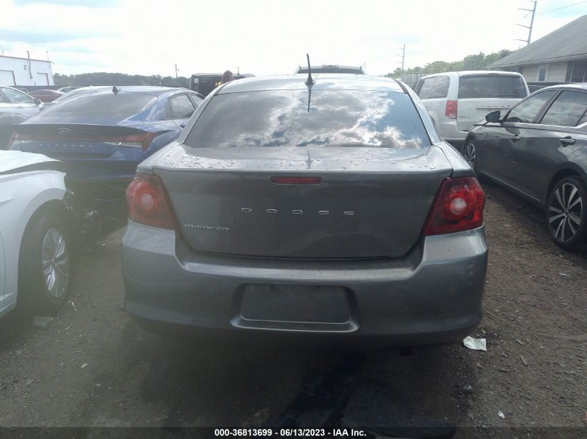 2013 DODGE AVENGER SE - 1C3CDZAB8DN649113