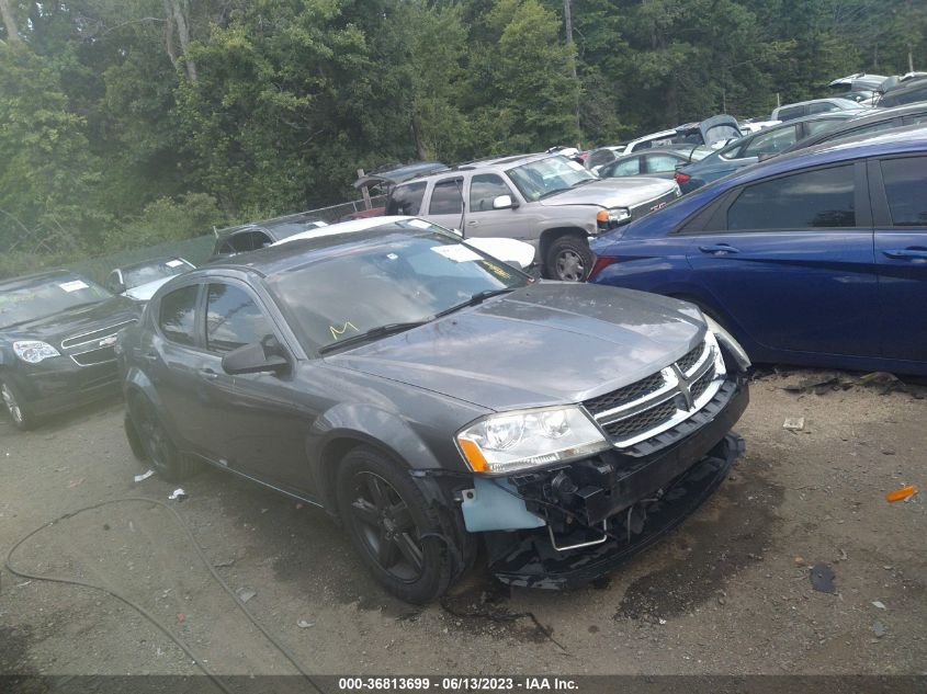 2013 DODGE AVENGER SE - 1C3CDZAB8DN649113