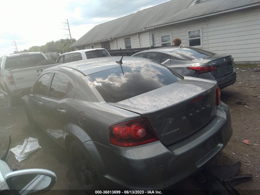 2013 DODGE AVENGER SE - 1C3CDZAB8DN649113