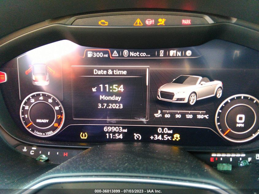 2016 AUDI TT 2.0T TRUT5CFVXG1017918