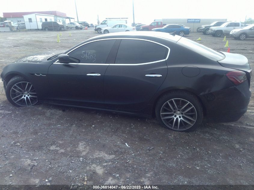 2014 MASERATI GHIBLI ZAM57XSAXE1085362
