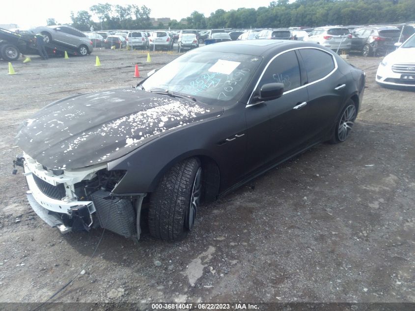 2014 MASERATI GHIBLI ZAM57XSAXE1085362