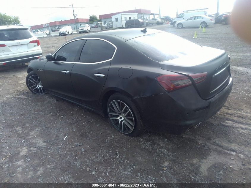 2014 MASERATI GHIBLI ZAM57XSAXE1085362