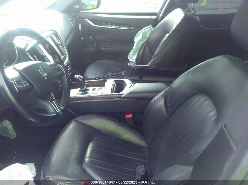 2014 MASERATI GHIBLI ZAM57XSAXE1085362