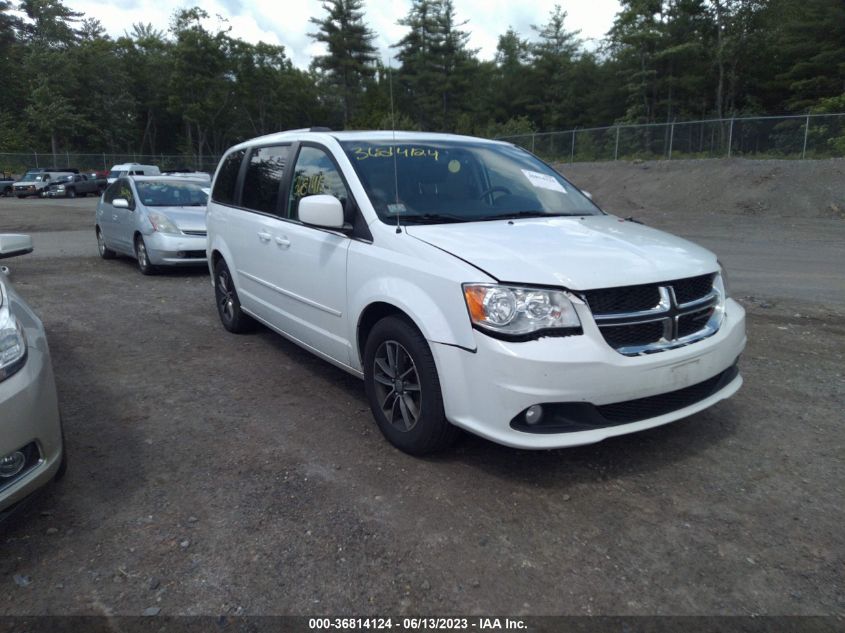 2017 DODGE GRAND CARAVAN SXT - 2C4RDGCG9HR800942