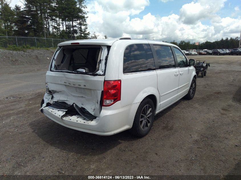 2017 DODGE GRAND CARAVAN SXT - 2C4RDGCG9HR800942