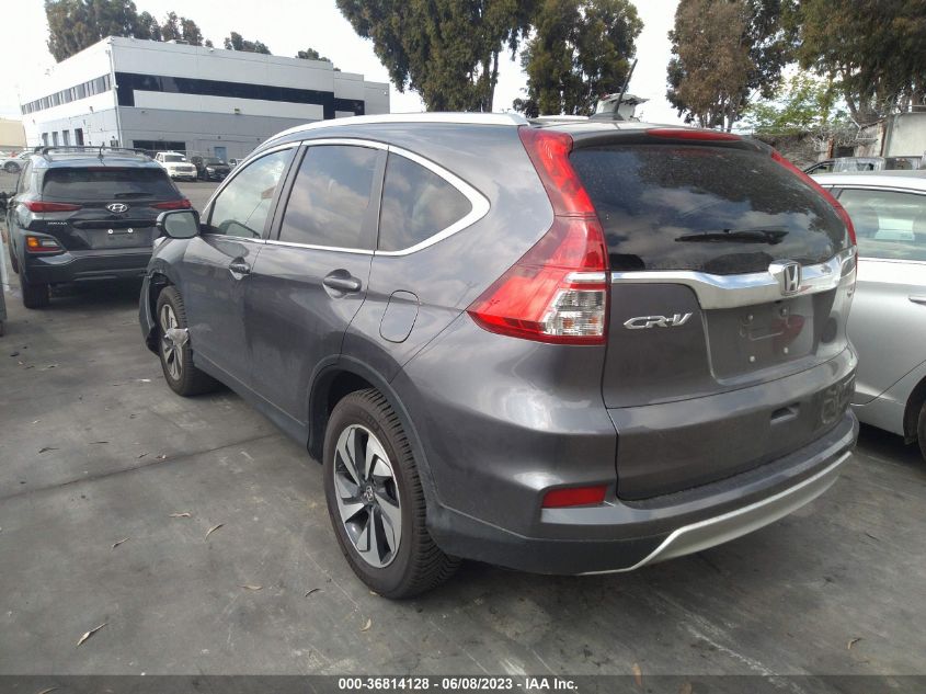2016 HONDA CR-V TOURING - 5J6RM3H97GL014268