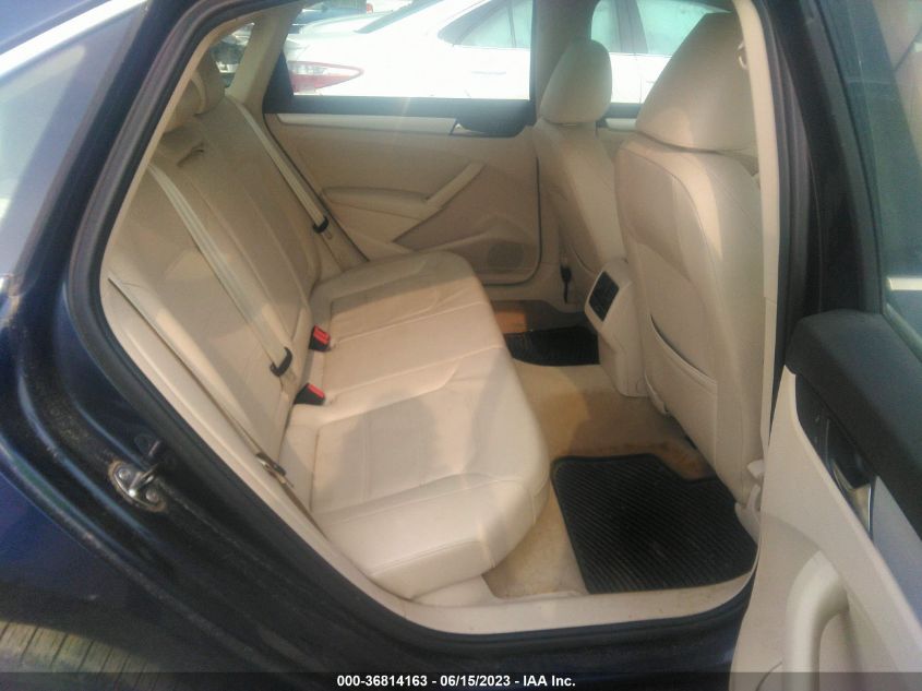 2013 VOLKSWAGEN PASSAT TDI SE W/SUNROOF - 1VWBN7A30DC029009