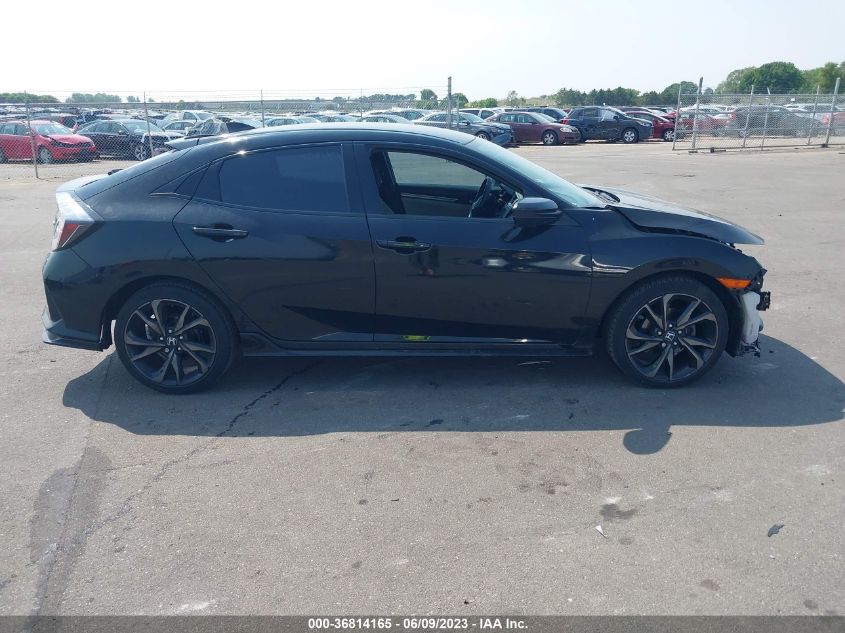 2017 HONDA CIVIC HATCHBACK SPORT - SHHFK7H45HU211887