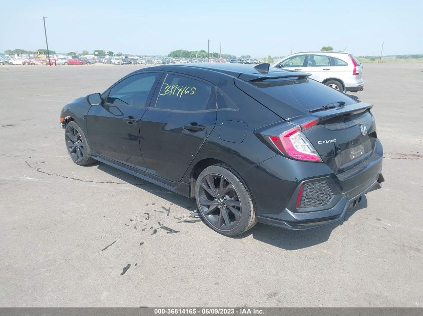2017 HONDA CIVIC HATCHBACK SPORT - SHHFK7H45HU211887