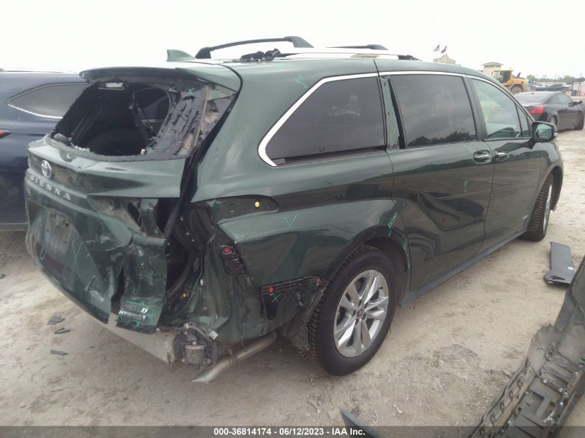 2021 TOYOTA SIENNA LIMITED/PLATINUM - 5TDZRKEC4MS034862