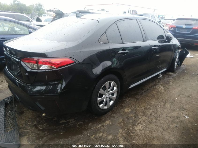 VIN 5YFEPRAEXLP061656 2020 TOYOTA COROLLA LE
