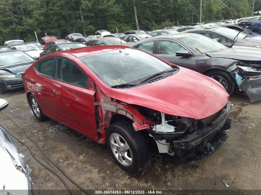 2015 HYUNDAI ELANTRA SE - KMHDH4AE1FU329184