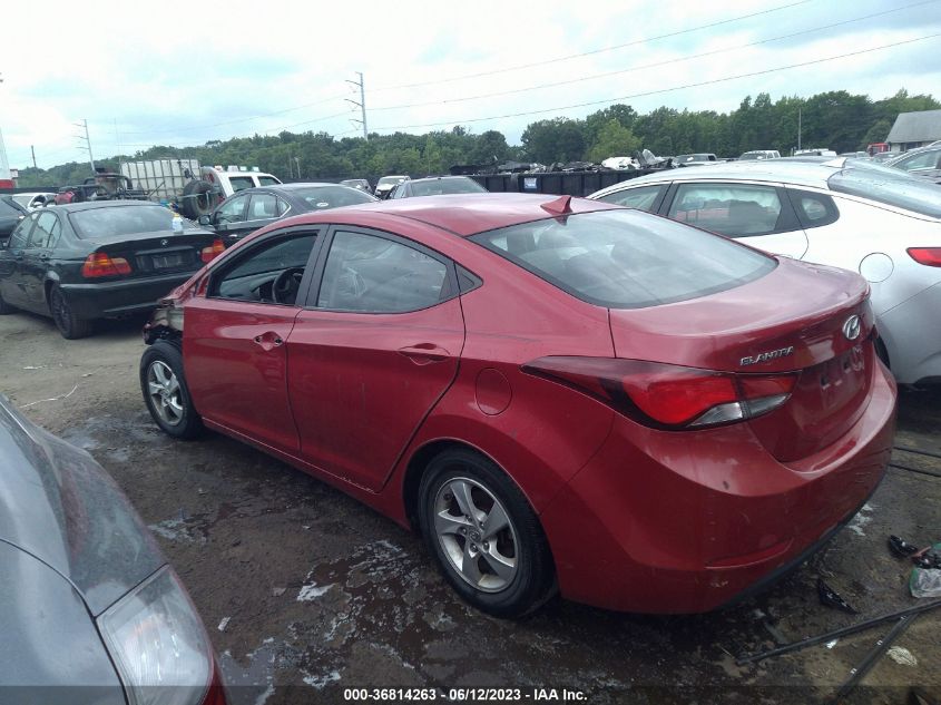 2015 HYUNDAI ELANTRA SE - KMHDH4AE1FU329184