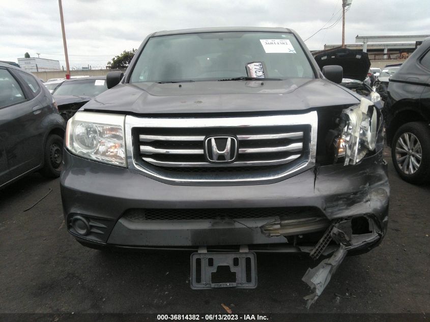 2014 HONDA PILOT LX - 5FNYF3H28EB022880