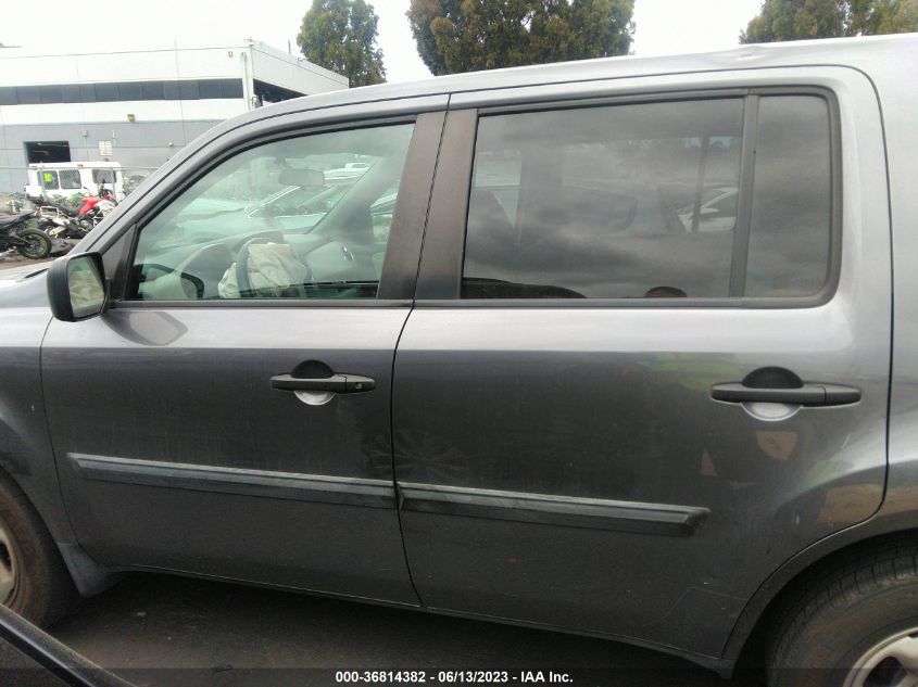 2014 HONDA PILOT LX - 5FNYF3H28EB022880
