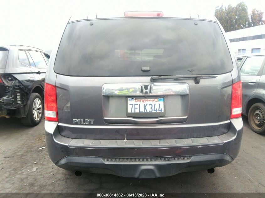 2014 HONDA PILOT LX - 5FNYF3H28EB022880
