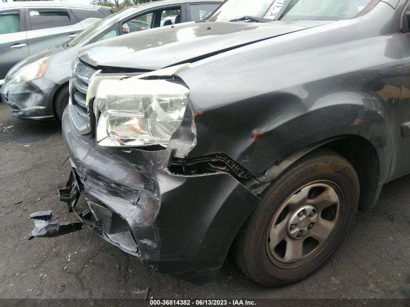 2014 HONDA PILOT LX - 5FNYF3H28EB022880