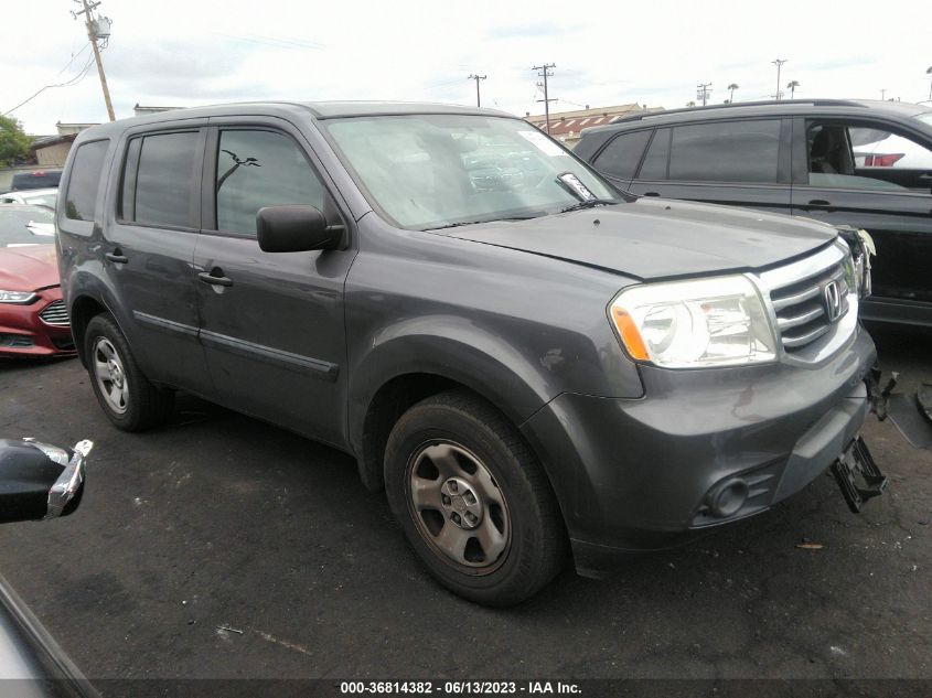 2014 HONDA PILOT LX - 5FNYF3H28EB022880