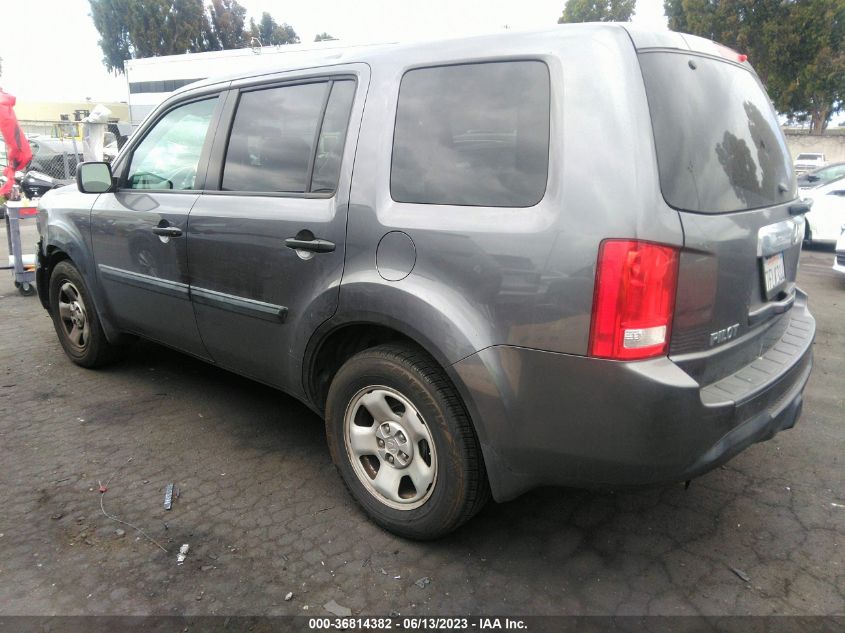 2014 HONDA PILOT LX - 5FNYF3H28EB022880