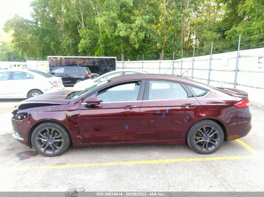 2018 FORD FUSION SE - 3FA6P0HDXJR149519