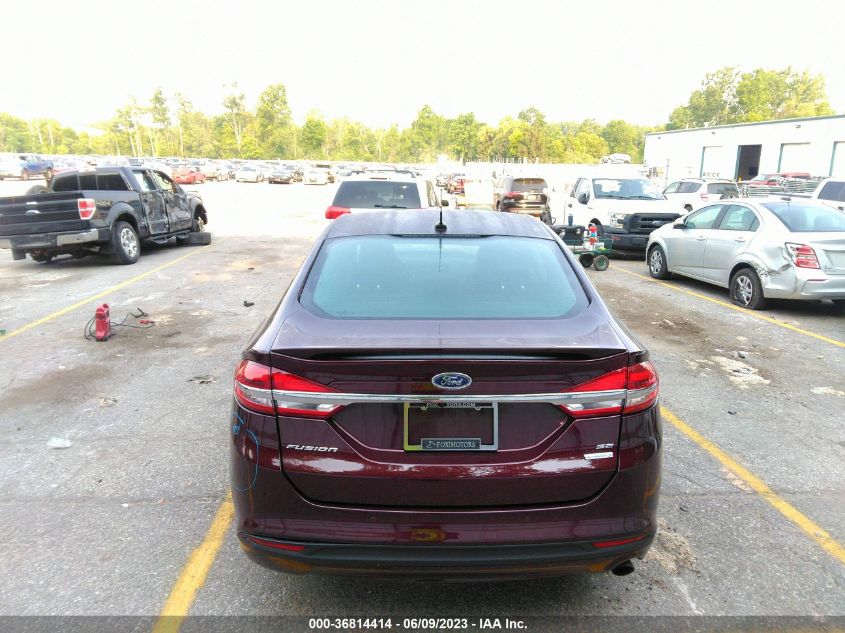 2018 FORD FUSION SE - 3FA6P0HDXJR149519