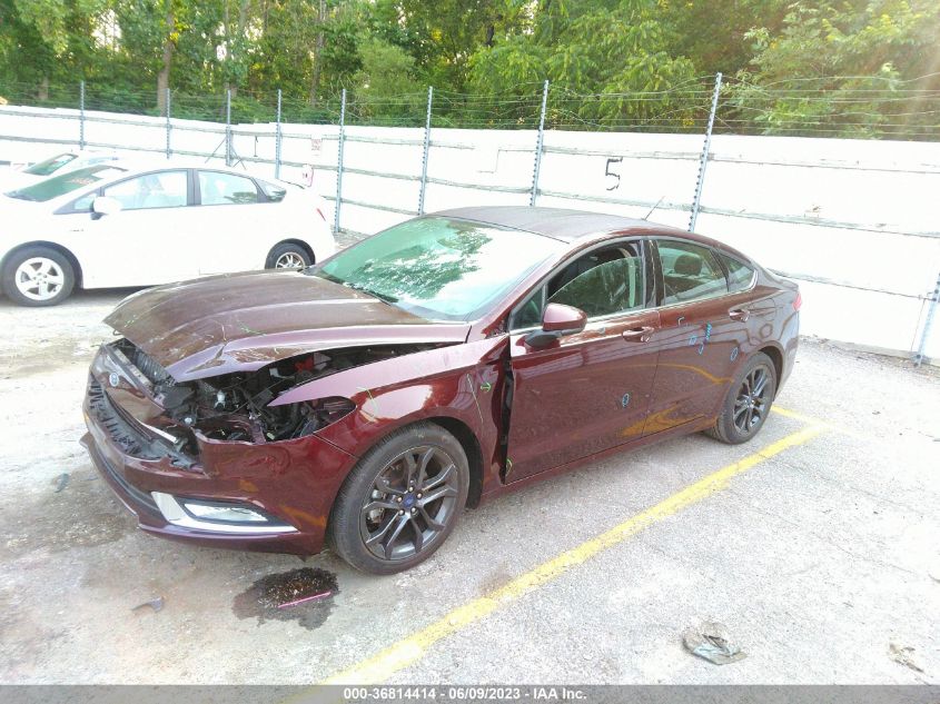 3FA6P0HDXJR149519 2018 FORD FUSION, photo no. 2