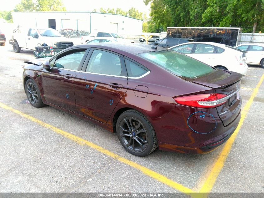 3FA6P0HDXJR149519 2018 FORD FUSION, photo no. 3