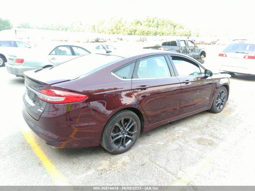 2018 FORD FUSION SE - 3FA6P0HDXJR149519