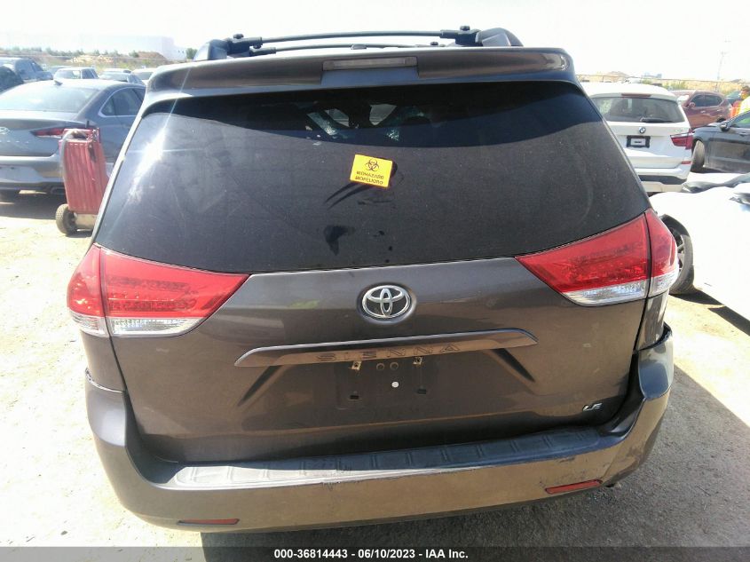 2013 TOYOTA SIENNA LE - 5TDKK3DCXDS381626