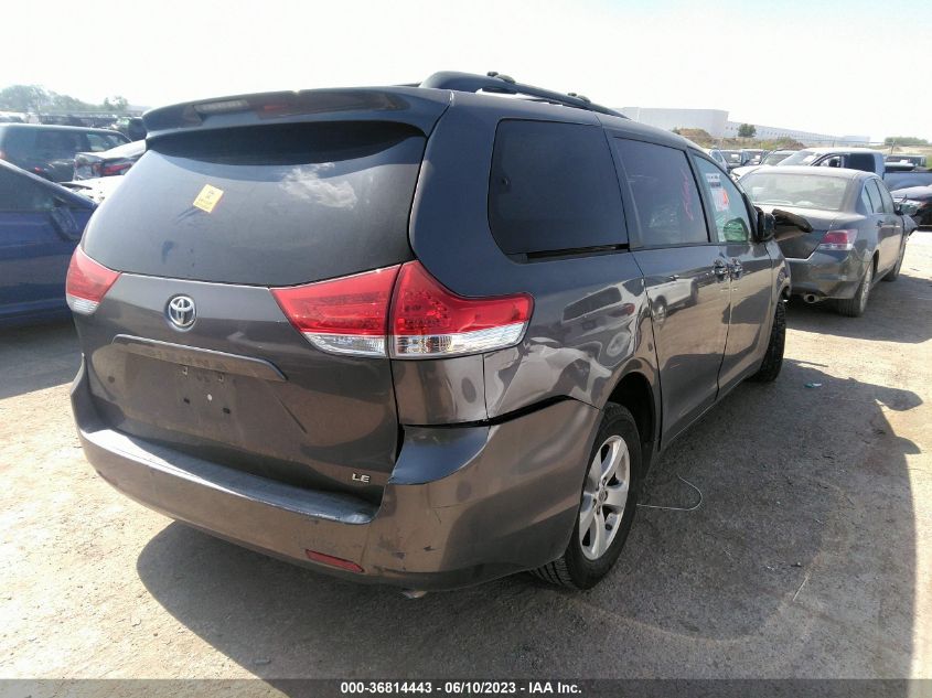 2013 TOYOTA SIENNA LE - 5TDKK3DCXDS381626