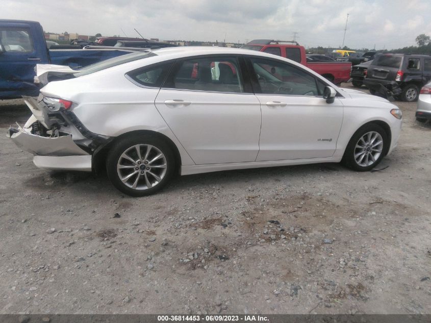 2017 FORD FUSION SE HYBRID - 3FA6P0LU0HR244737