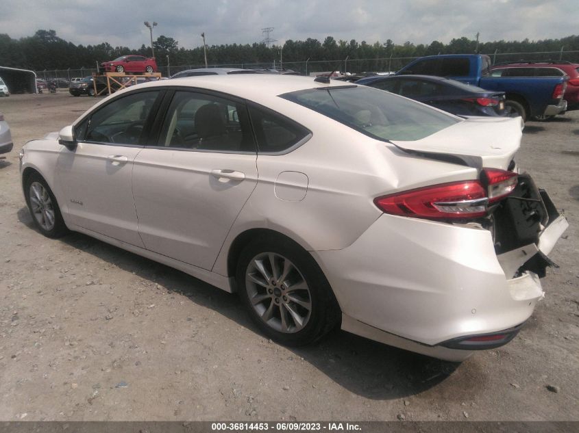 2017 FORD FUSION SE HYBRID - 3FA6P0LU0HR244737