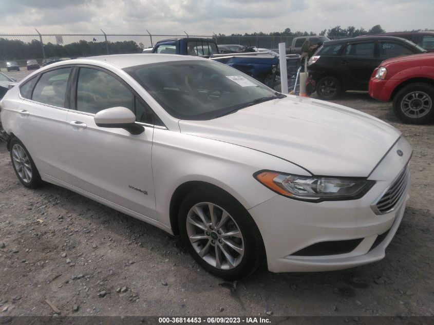 2017 FORD FUSION SE HYBRID - 3FA6P0LU0HR244737