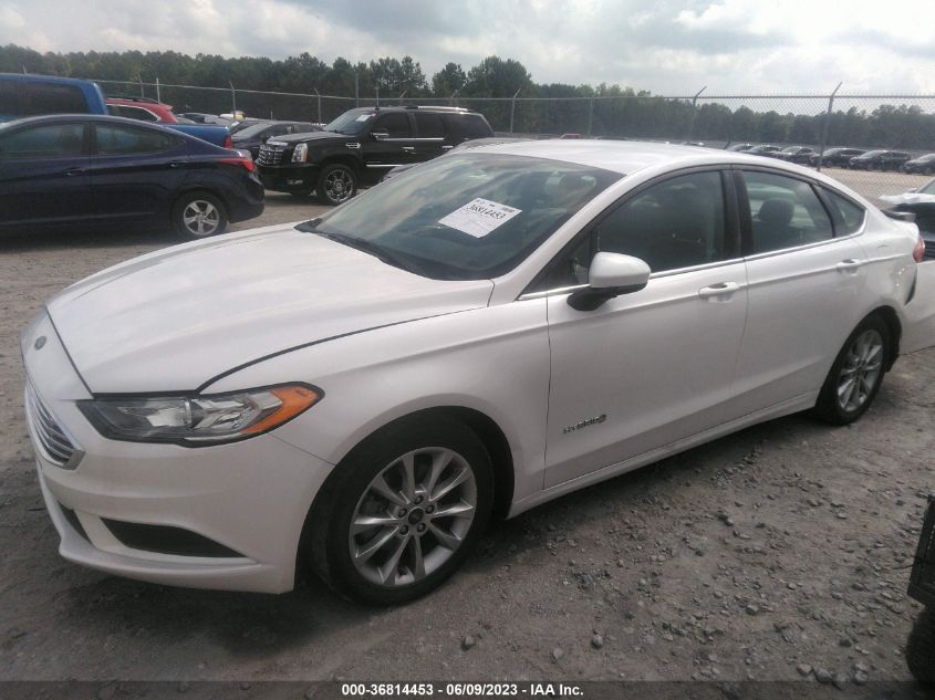 2017 FORD FUSION SE HYBRID - 3FA6P0LU0HR244737