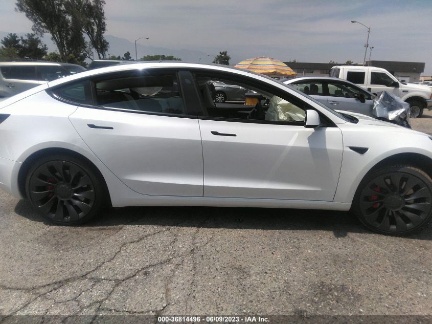 2022 TESLA MODEL 3 PERFORMANCE - 5YJ3E1EC7NF209297