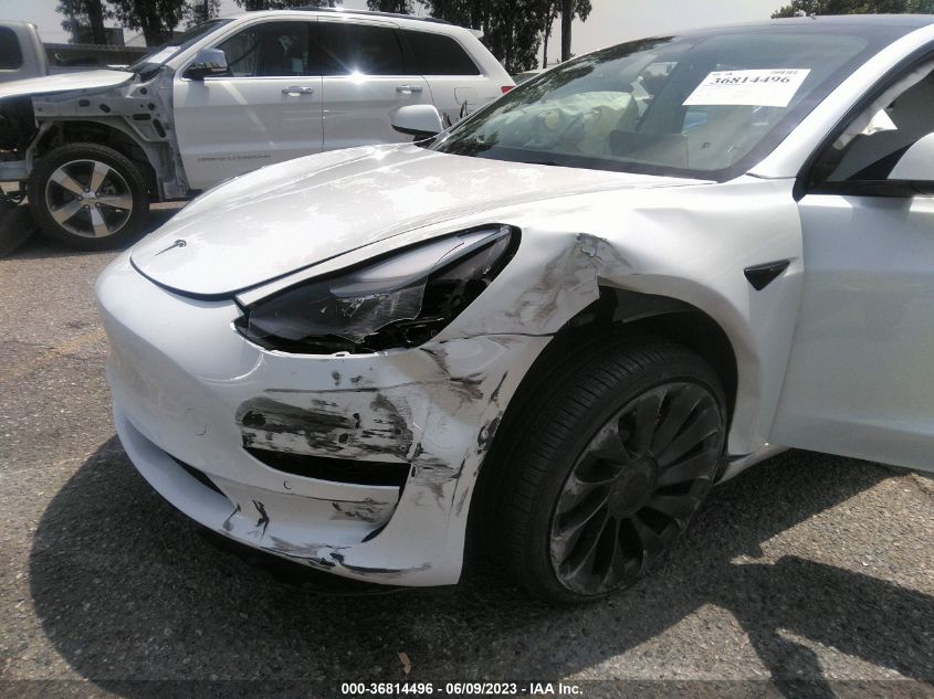 2022 TESLA MODEL 3 PERFORMANCE - 5YJ3E1EC7NF209297