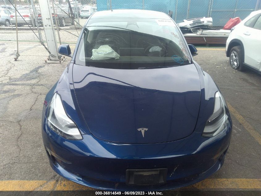 2022 TESLA MODEL 3 - 5YJ3E1EA4NF250680